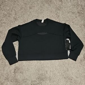 90 Degree By Reflex Black Pullover with Front Keyhole Size S